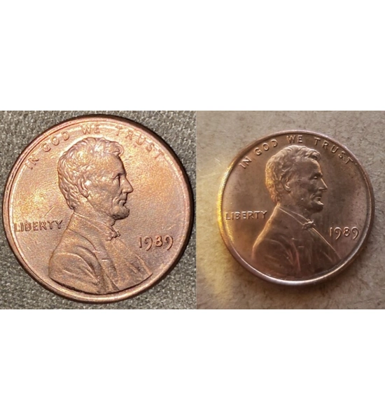 COIN 1989 PENNY 2X