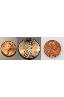 COIN 1991 PENNY 3X