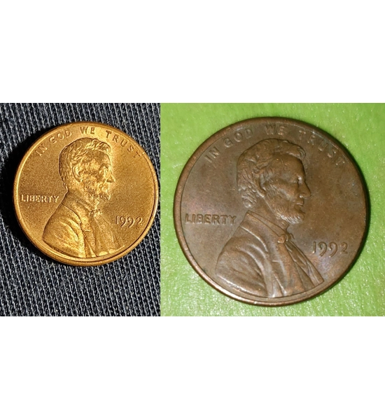 COIN 1992 PENNY 2X