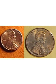 COIN 1993 PENNY 2X