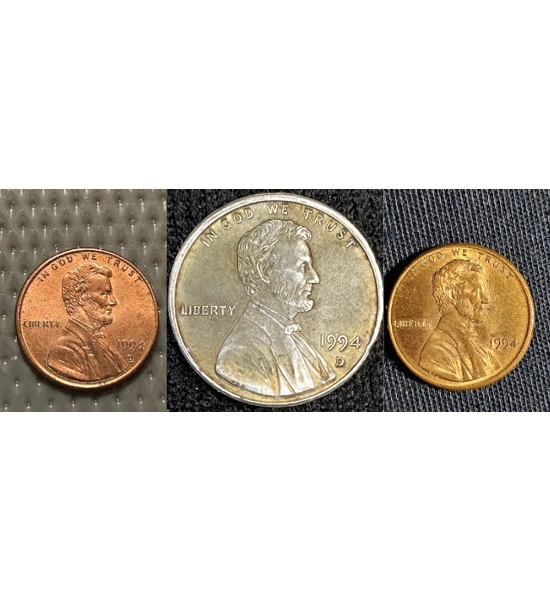 COIN 1994 PENNY 3X