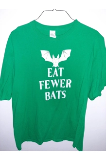 T-SHIRT XL EAT FEWER BATS