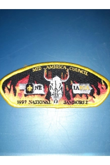 PATCH BSA MID AMERICA COUNCIL 1997 NAT. JAMBOREE