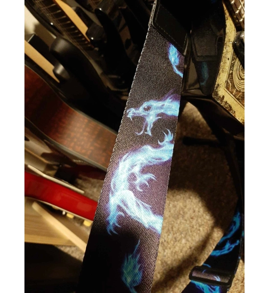 GUITAR STRAP DRAGON