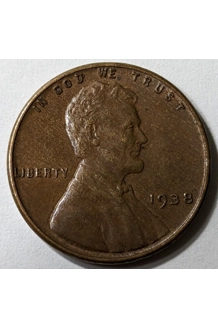 COIN 1938 WHEAT PENNY
