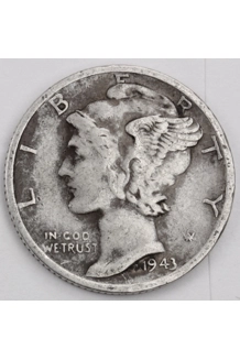 COIN 1943 MERCURY HEAD DIME