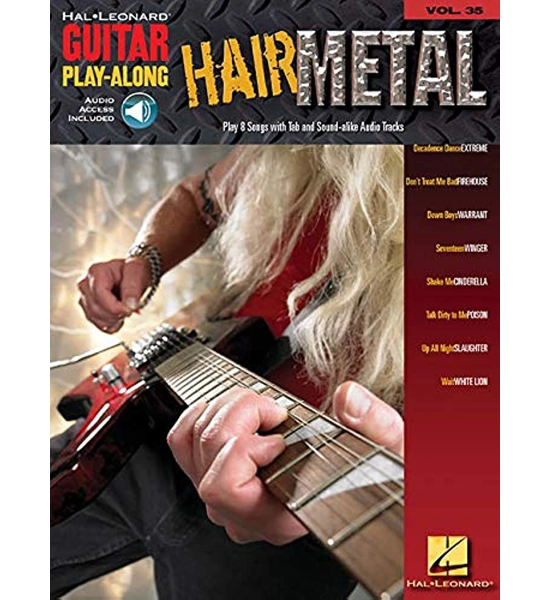BOOK HAIR METAL GUITAR VOLUME 35