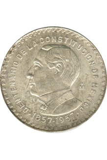 COIN 1957 UN PESO