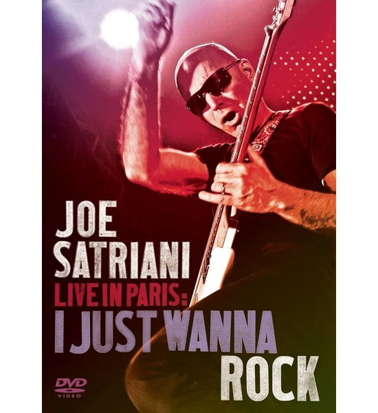 DVD SATRIANI LIVE IN PARIS I JUST WANNA ROCK