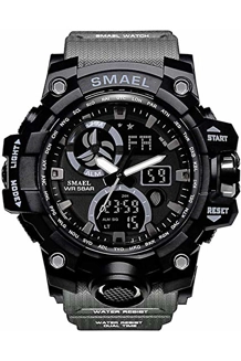 WATCH SMAEL DUAL DISPLAY BLACK