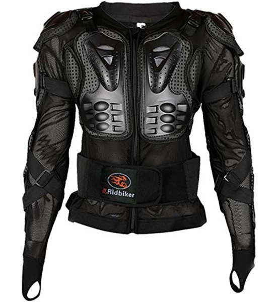 JACKET MOTORCYCLE FULL BODY ARMOR RACING SPINE CHEST PROTECTIVE 3XL