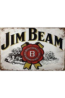 SIGN TIN JIM BEAM