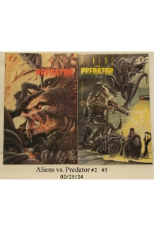 COMIC ALIENS VS PREDATOR 2 3
