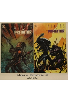 COMIC ALIENS VS PREDATOR 4 5