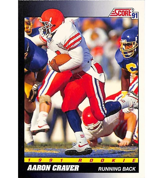 CARD AARON CRAVER SCORE 1991 ROOKIE 564