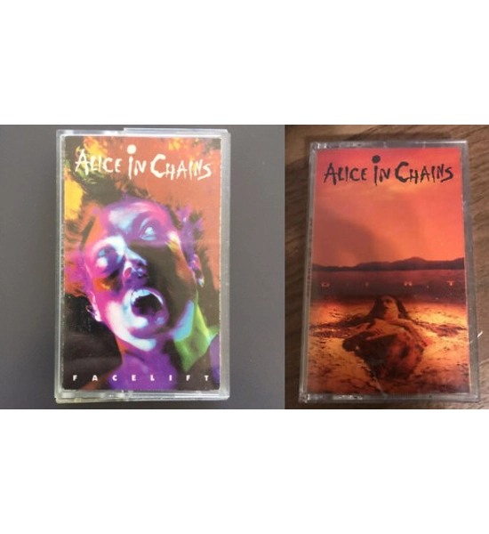 CASSETTE ALICE IN CHAINS DIRT AND FACELIFT