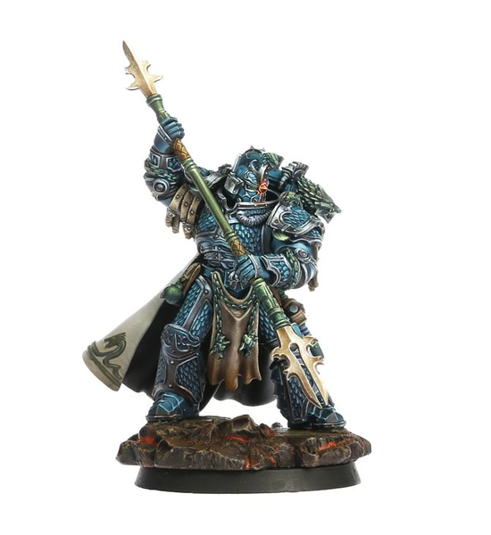 WARHAMMER CUSTOM FIGURINE ALPHARIUS PRIMARCH OF ALPHA LEGION