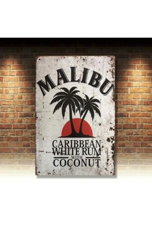 SIGN TIN MALIBU