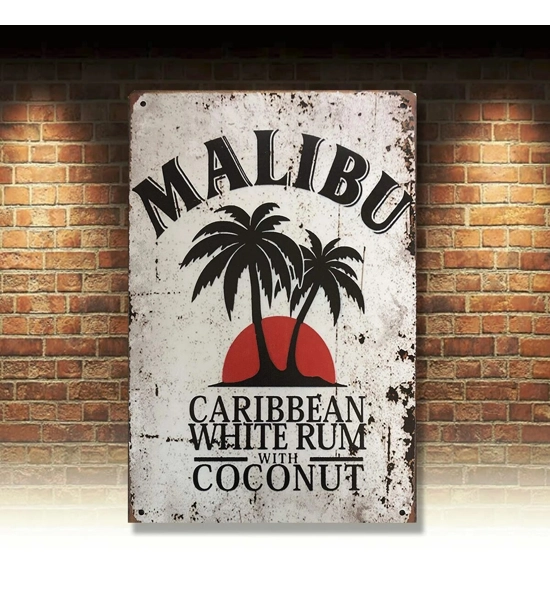 SIGN TIN MALIBU