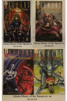 COMIC ALIENS MUSIC OF THE SPEARS 1234