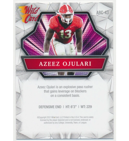 CARD AZEEZ OJULARI WILD CARD ABC-43