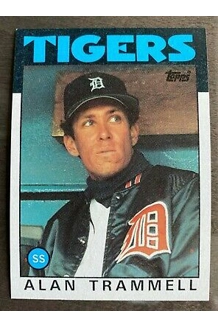 CARD ALAN TRAMMELL TOPPS 130