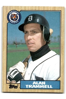 CARD ALAN TRAMMELL TOPPS 687