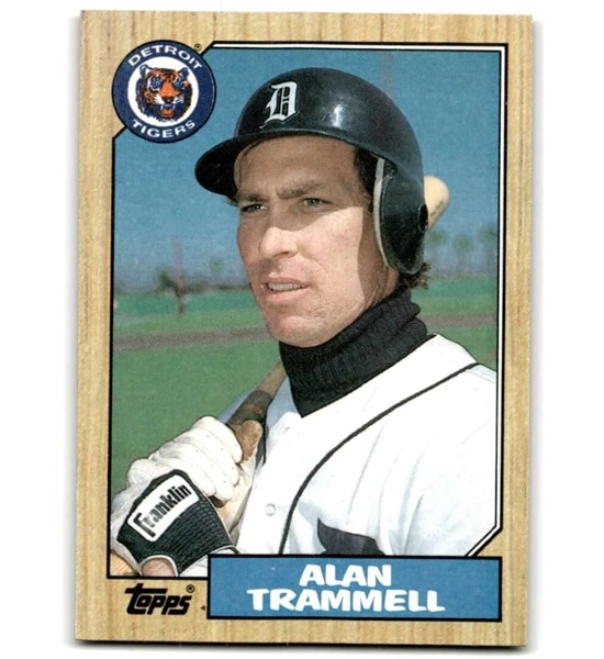 CARD ALAN TRAMMELL TOPPS 687