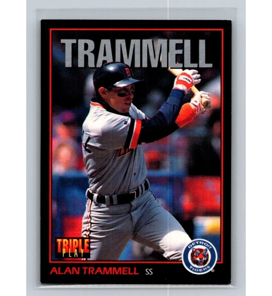 CARD ALAN TRAMMELL TRIPLE PLAY