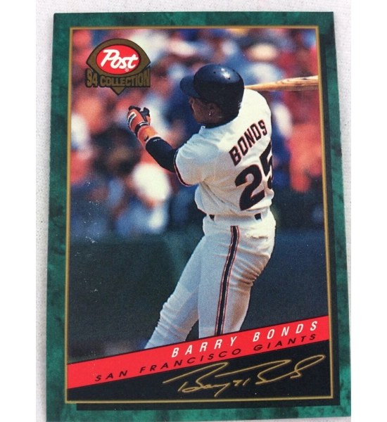 CARD BARRY BONDS POST