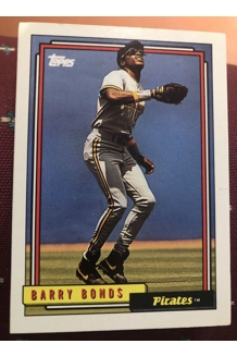 CARD BARRY BONDS TOPPS 380