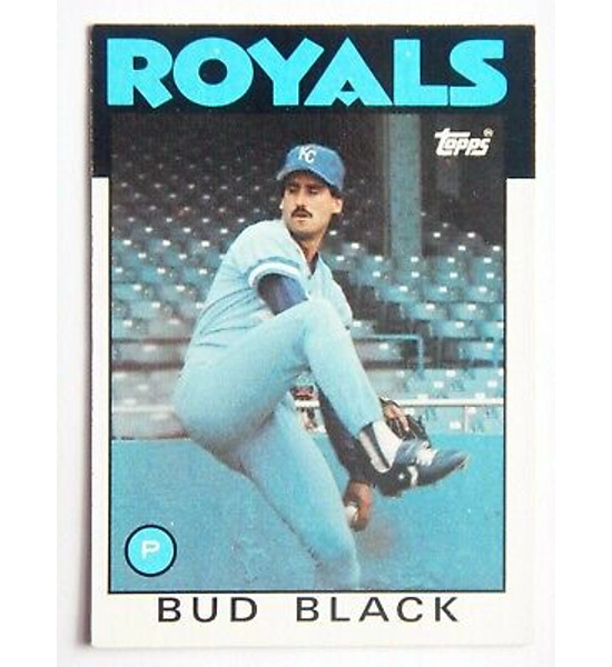 CARD BUD BLACK TOPPS 697