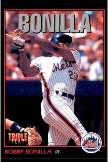 CARD BOBBY BONILLA TRIPLE PLAY 173