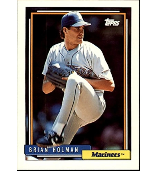 CARD BRIAN HOLMAN TOPPS