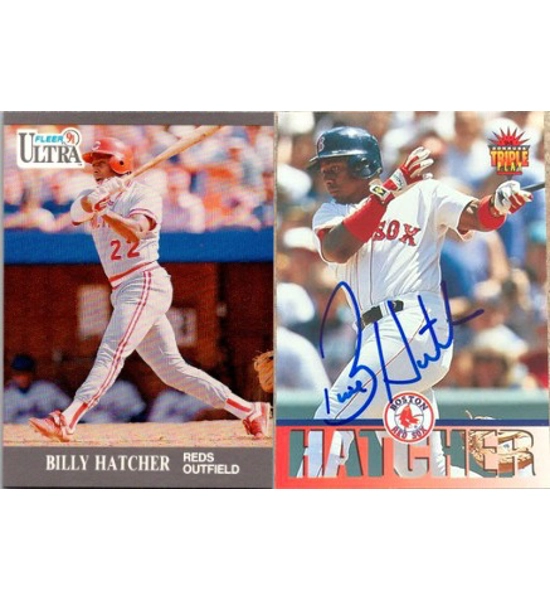 CARD 2X BILLY HATCHER