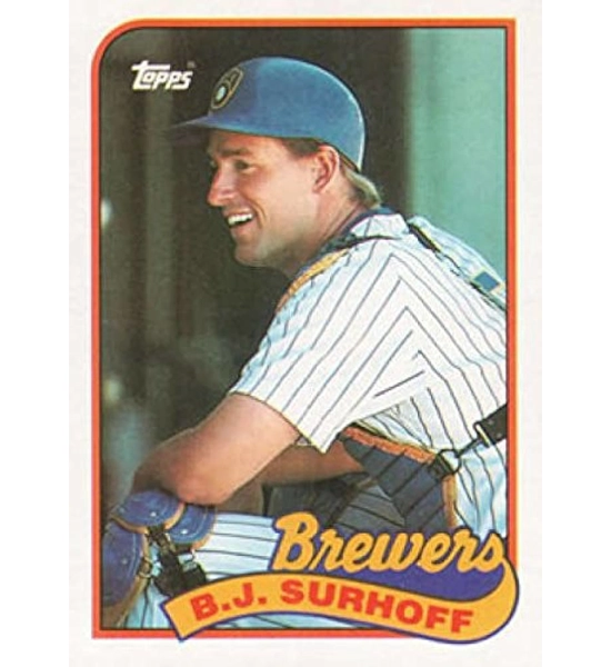 CARD B J SURHOFF TOPPS