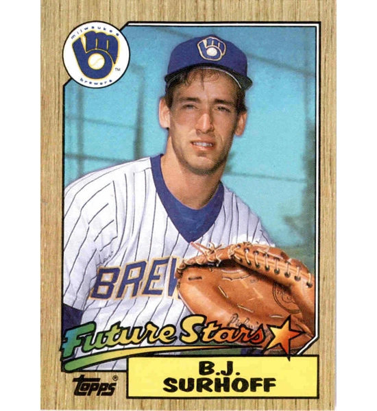 CARD B J SURHOFF TOPPS FUTURE STARS 216