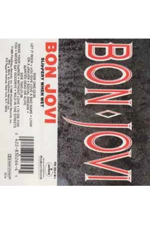 CASSETTE BON JOVI SLIPPERY WHEN WET