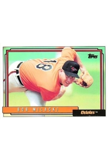 CARD BOB MILACKI TOPPS