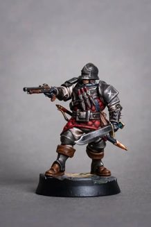 WARHAMMER CUSTOM FIGURINE BRUNNER THE BOUNTY HUN..