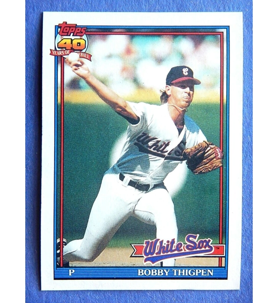 CARD BOBBY THIGPEN TOPPS
