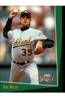 CARD BOB WELCH SCORE 254