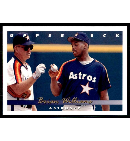 CARD BRIAN WILLIAMS UPPER DECK 286