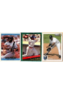 CARD 3X CECIL FIELDER