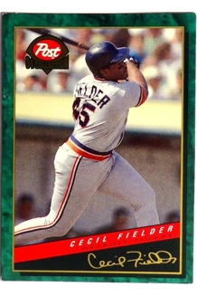 CARD CECIL FIELDER POST