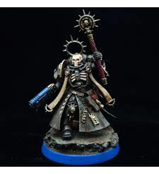 WARHAMMER CUSTOM FIGURINE CHAPLAIN LEANDROS