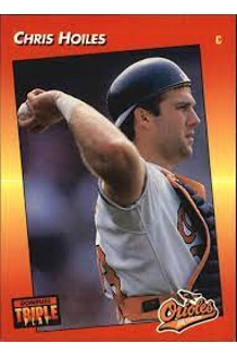 CARD CHRIS HOILES TRIPLE PLAY