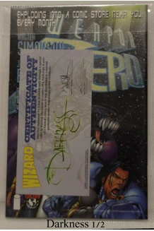COMIC DARKNESS 1/2 COA