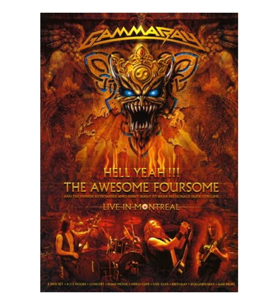 DVD GAMMA RAY HELL YEAH THE AWESOME FOURSOME