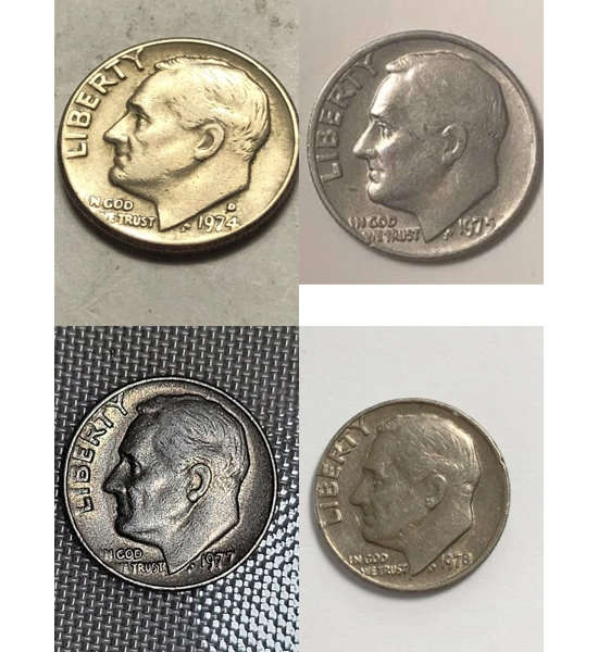 COIN 1974 DIME 4X